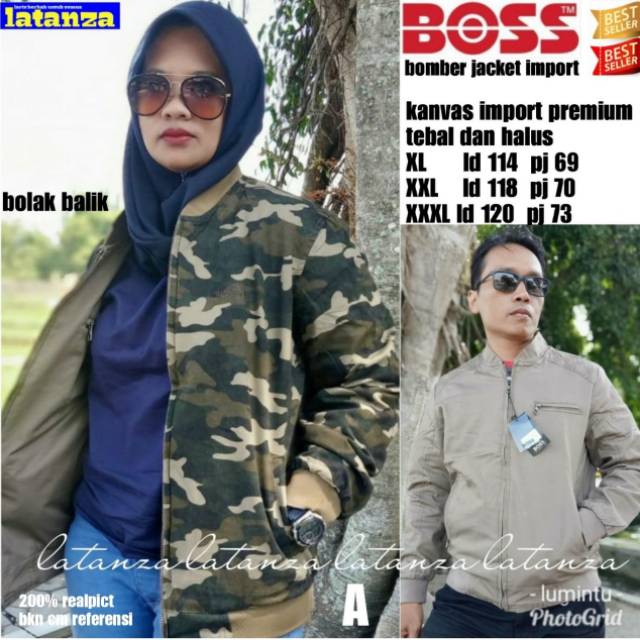 Boss bomber jacket import by latanza