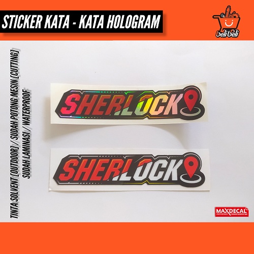 stiker sharelock / stiker kata - kata / stiker motor / stiker viral / stiker aesthetic / stiker pack