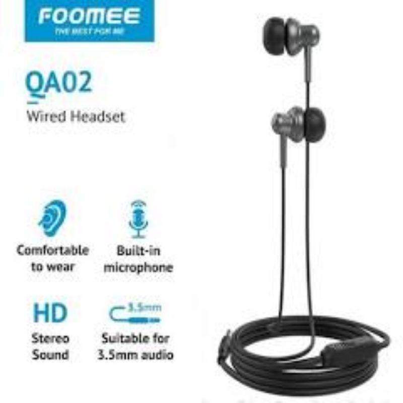 HEADSET/EARPHONE FOOMEE QA02
