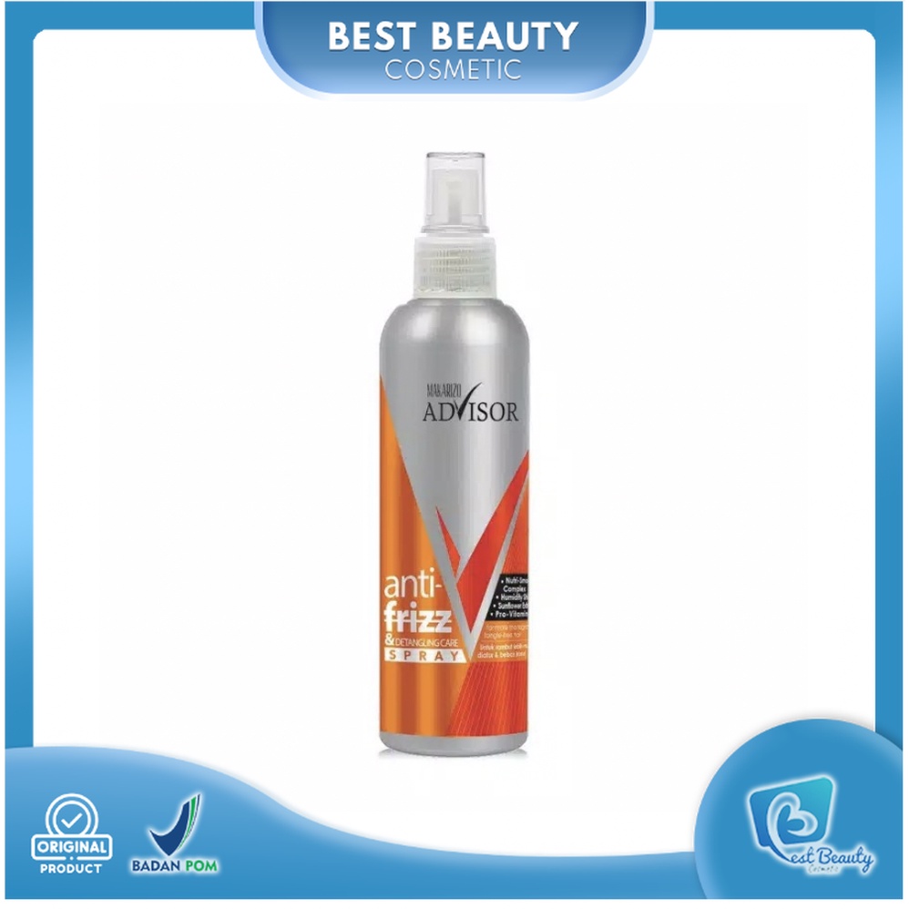 ★ BB ★ Makarizo Advisor Anti Frizz &amp; Detangling Care Spray - 240mL - Anti Kusut - Hair Spray - Spary Rambut