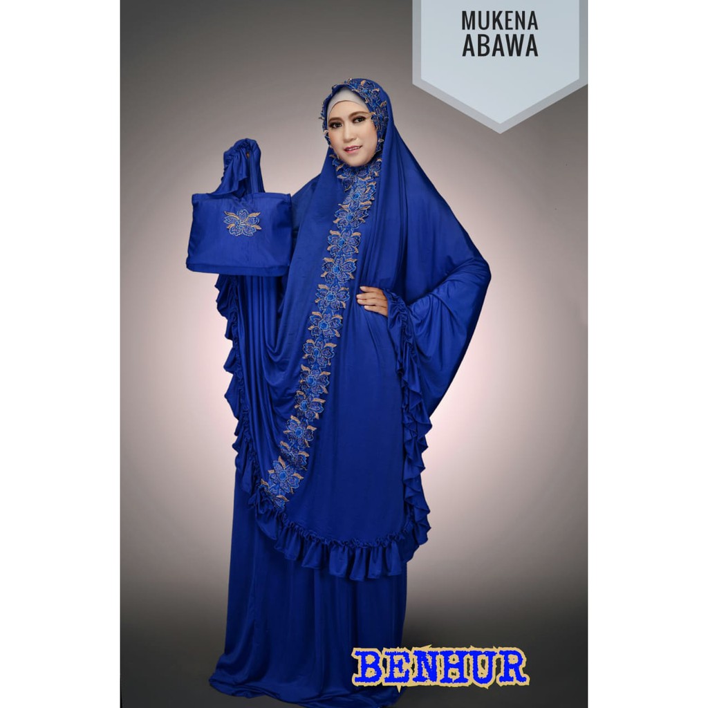 Mukena Dubai Renda Bordir Jumbo