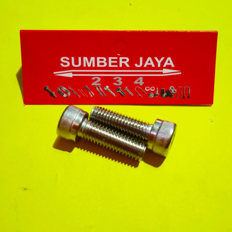 Baut stainless L M8 8 X 25 TERMURAH