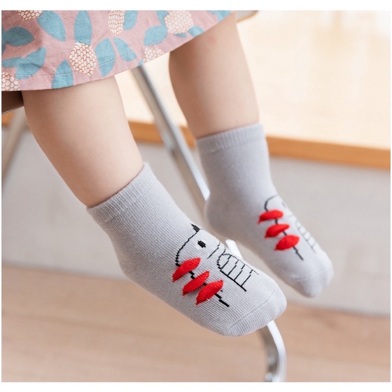 Kaos Kaki Anak Bayi Baby Newborn Kids Balita Kids Laki Laki Perempuan 1 2 3 Tahun Kaus Kaki Bayi Angkle Socks Baby Kaos Kaki Pendek Bayi ANIMAL