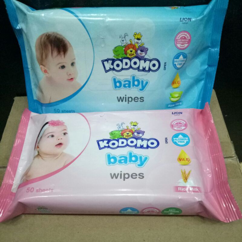 kodomo baby wipes 50sheets