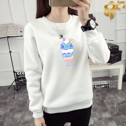 Sweater Koya Rilexs Aesthetic BTS BT21 Pria &amp; Wanita | Sweater Korea Style Fleece Cotton | Dhea Fashion