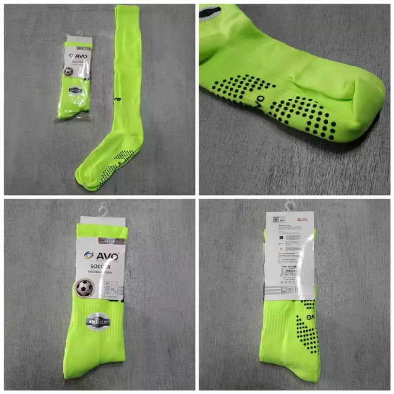 Kaos Kaki Anti Slip Panjang R8 Avo-Hijau Stabilo