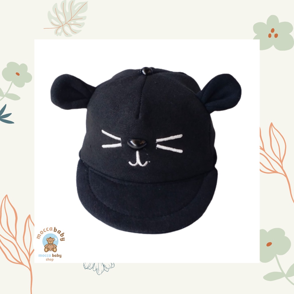 MBSS Topi Anak MOTIF 3D KUCING Topi Fashion Baby Hat AA1