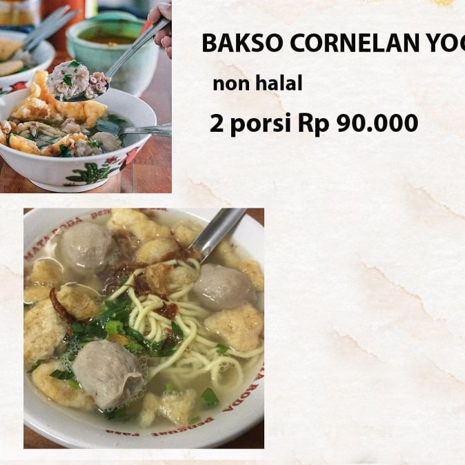 

bakso cornelan 2 porsi