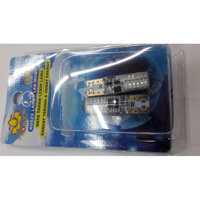 T10 LED 24 LED FLASH 12/24V