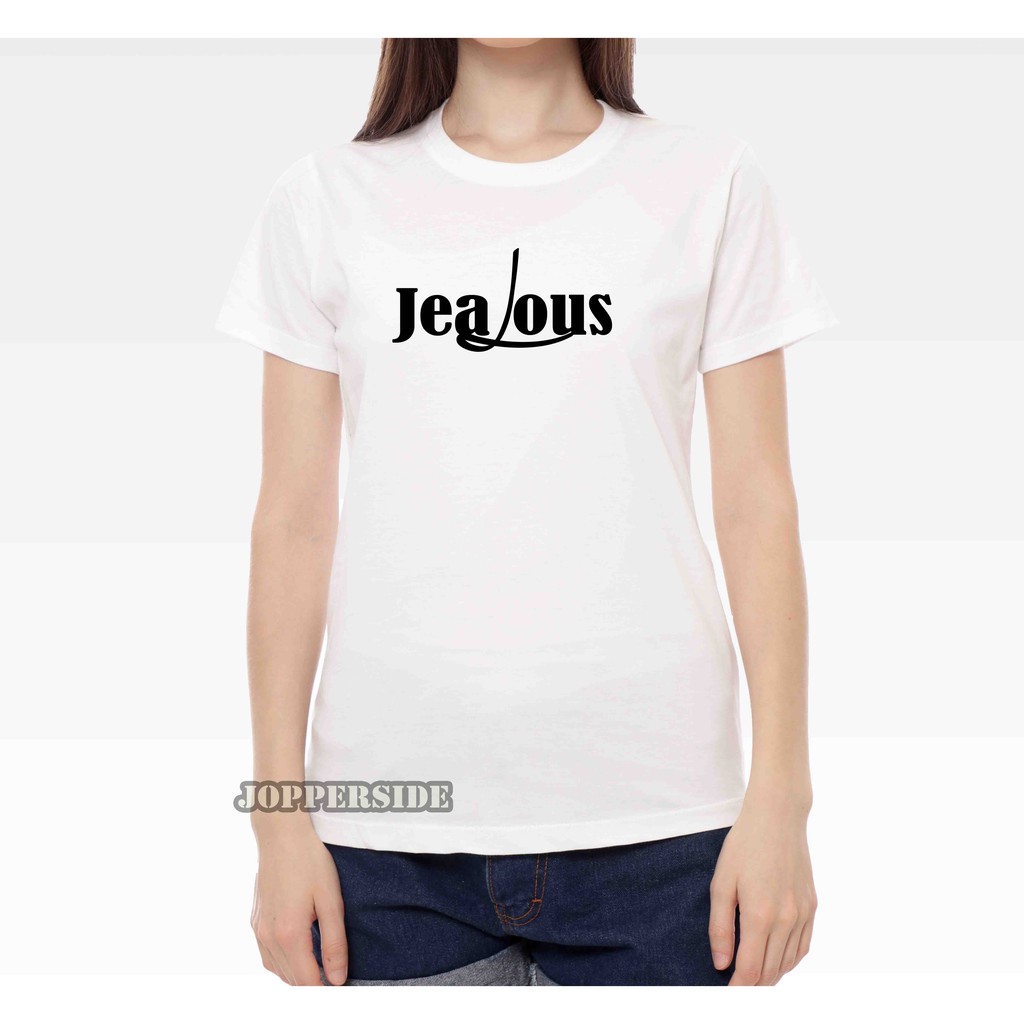 JOPPERSIDE T SHIRT KAOS DISTRO WANITA PEREMPUAN CEWEK SLIMFIT ORIGINAL PREMIUM JEALOUS TW12