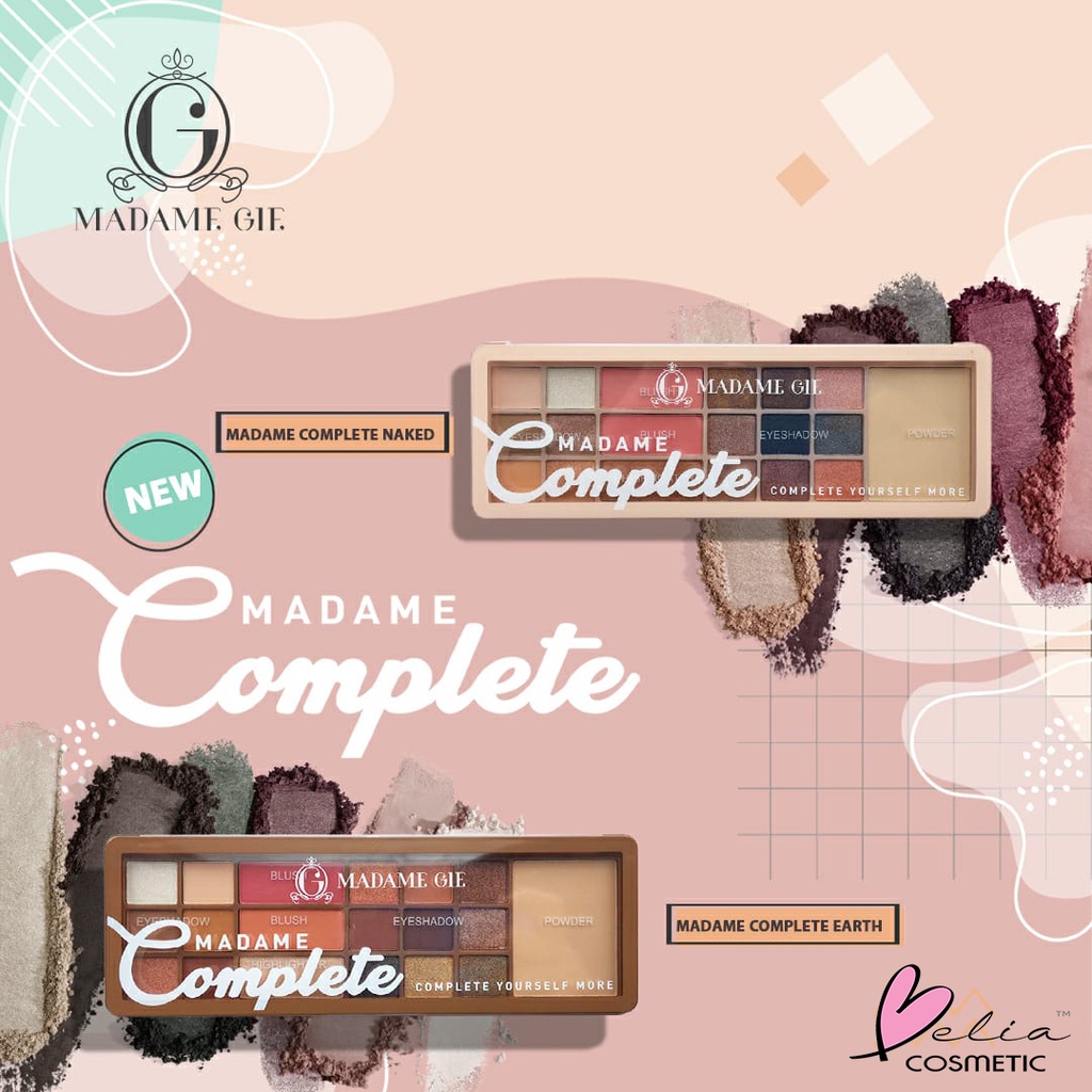 ❤ BELIA ❤ MADAME GIE To Go | GET AWAY Make Up Kit | Complete | Face Pallete | Take5 Palet wajah Madamegie getaway