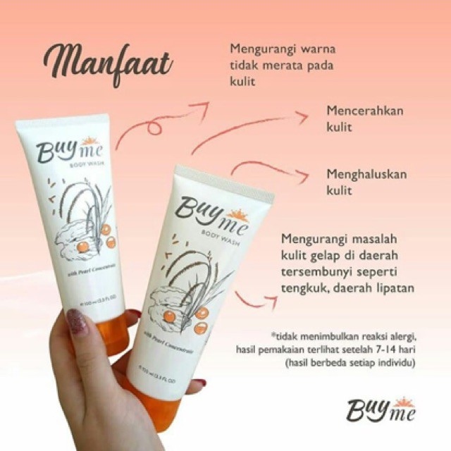 Buyme Bodywash Buy Me Sabun Mutiara Pemutih Tubuh Original