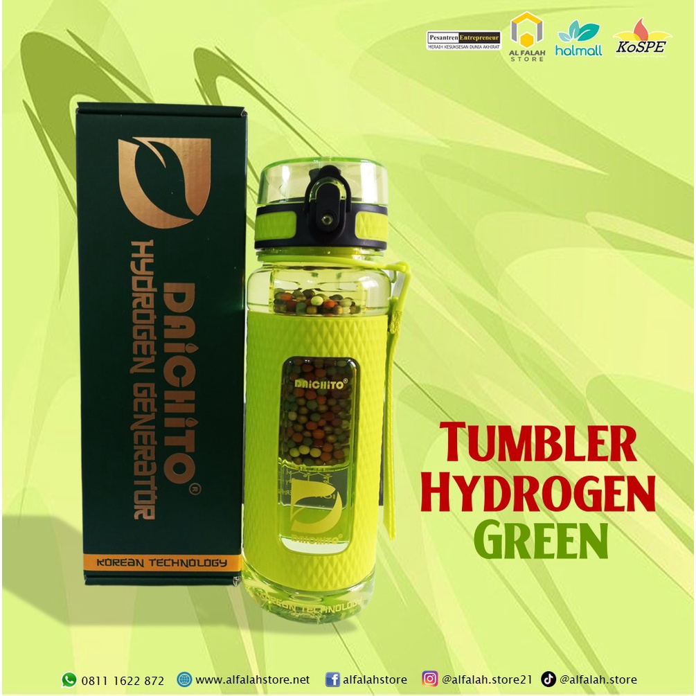 TUMBLER HYDROGEN DAICHITO (GREEN)