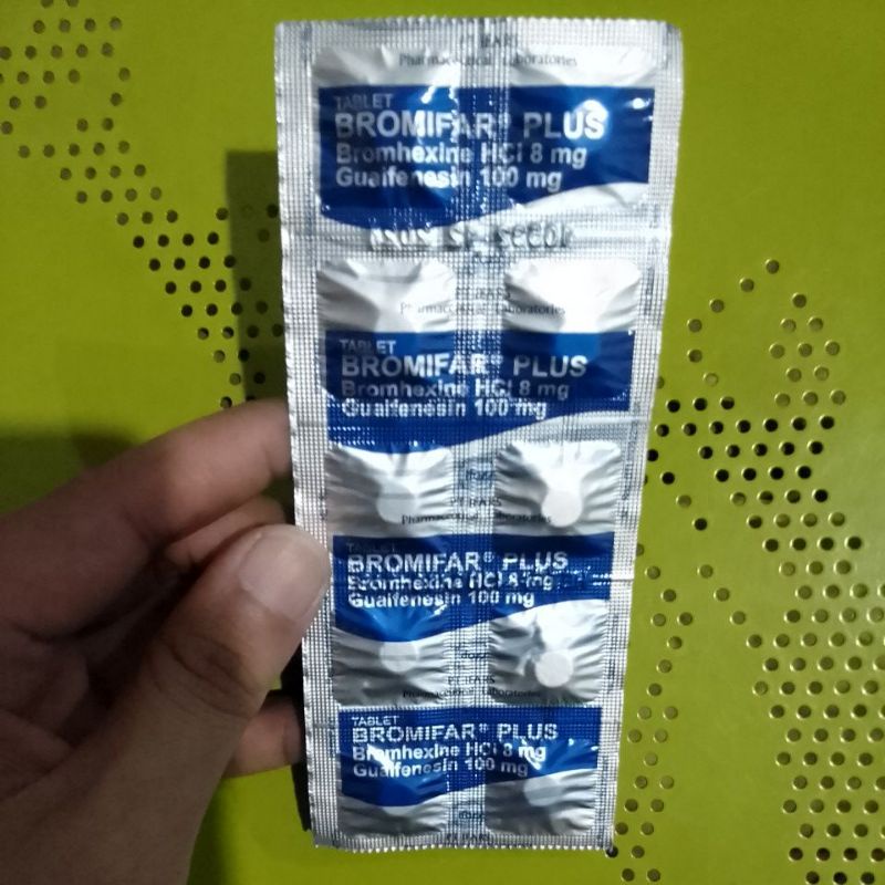 BROMIFAR PLUS TABLET(Obat Batuk Berdahak &amp; Mudahkan Keluar Dahak/Riak)