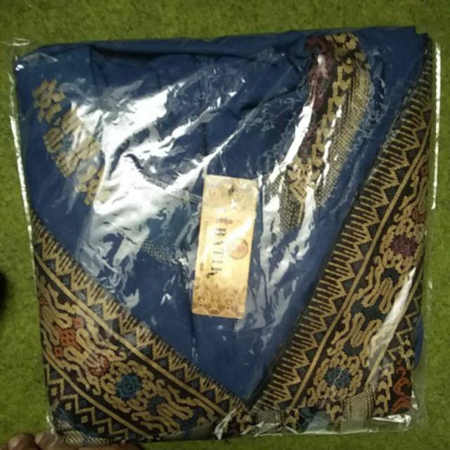 Tey-17 Batik Wanita Asj Sa Hrb026 Kenongo Kemeja Tosca Pendek