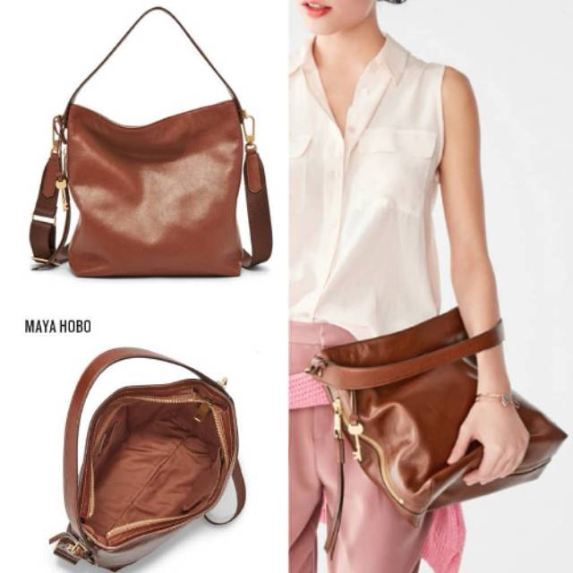 Tas Fossil Ori. Maya Hobo Brown.