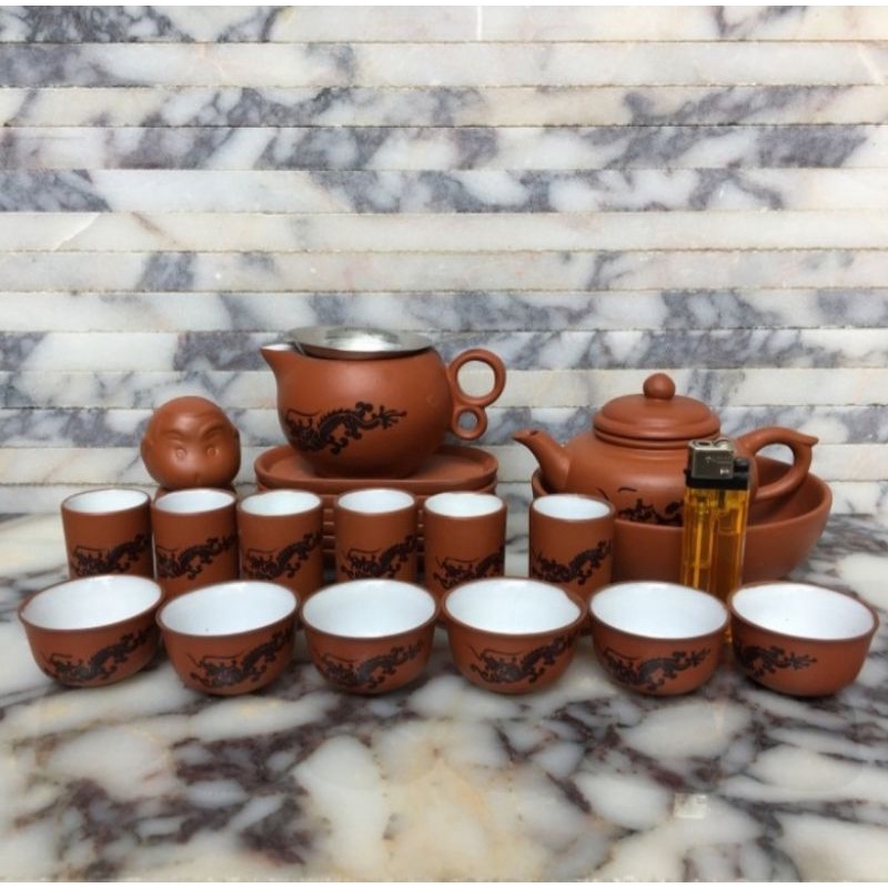 Tea set antik porselen tarakota