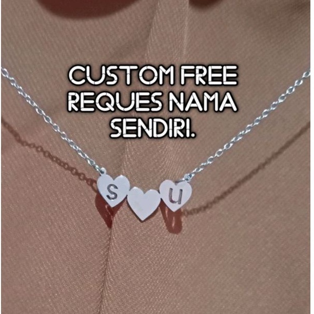 KALUNG inisial couple anti karat