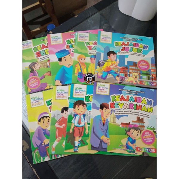 buku kisah teladan anak shaleh full color 24 halaman (19×19cm)