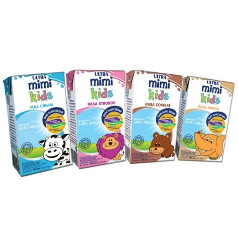 

Susu UHT Rasa stroberi dan cokelat 125ml ( harga untuk 5 kotak )