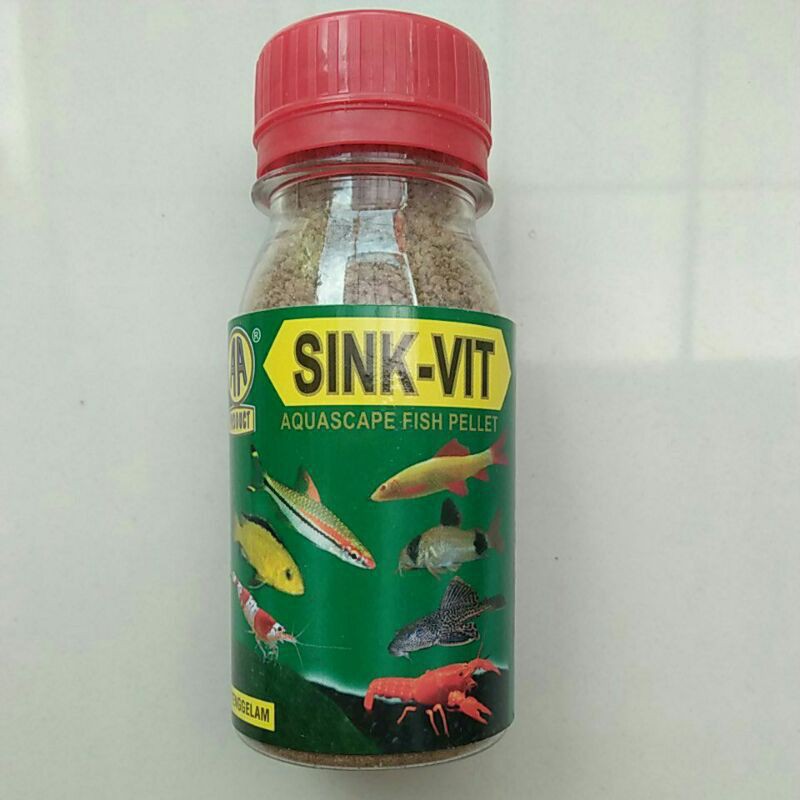 SINK VIT SINKVIT PAKAN TENGGELAM IKAN UDANG HIAS AQUARIUM AQUASCAPE