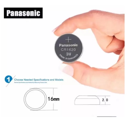 5 PCS 100% Asli PANASONIC CR1620 CR 1620 3 V Baterai Lithium Untuk Menonton Kalkulator Jam Remote