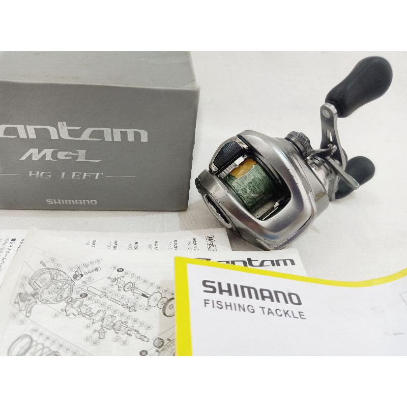 REEL BC SHIMANO BANTAM MGL 151HG LEFT SECOND KONDISI PRIMA