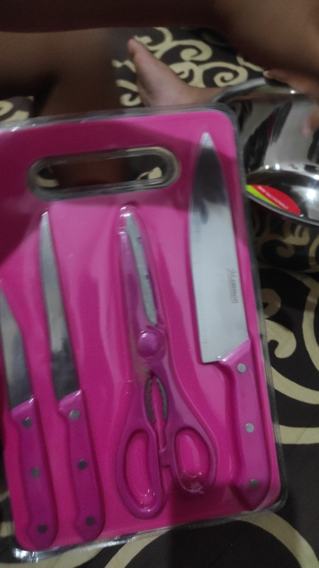 Pisau Set Dapur Plus Talenan / Pisau Set Talenan / Pisau Set + Talenan