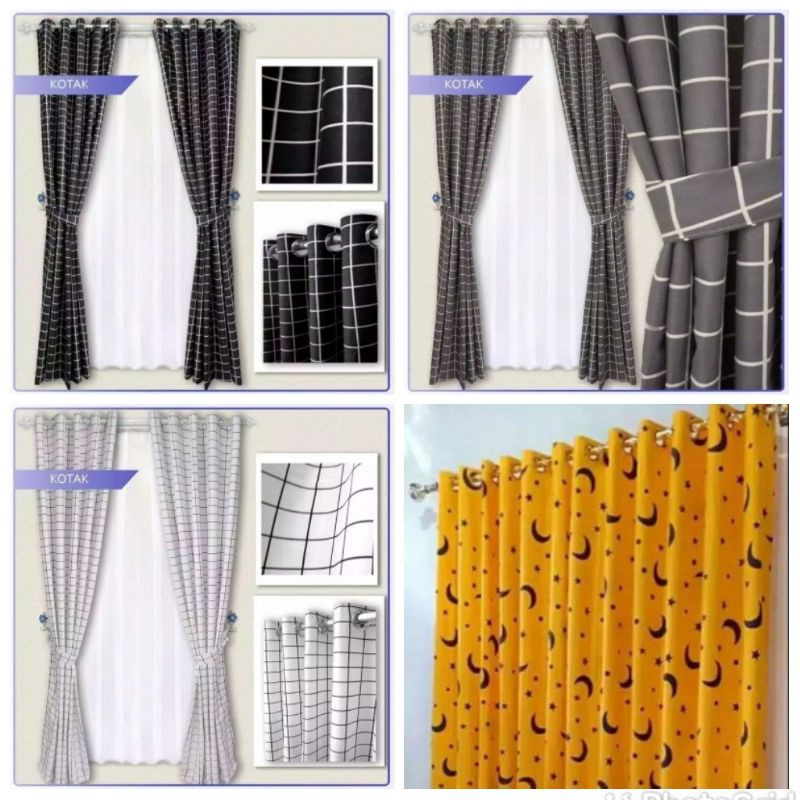 gorden jendela gorden motif kotak