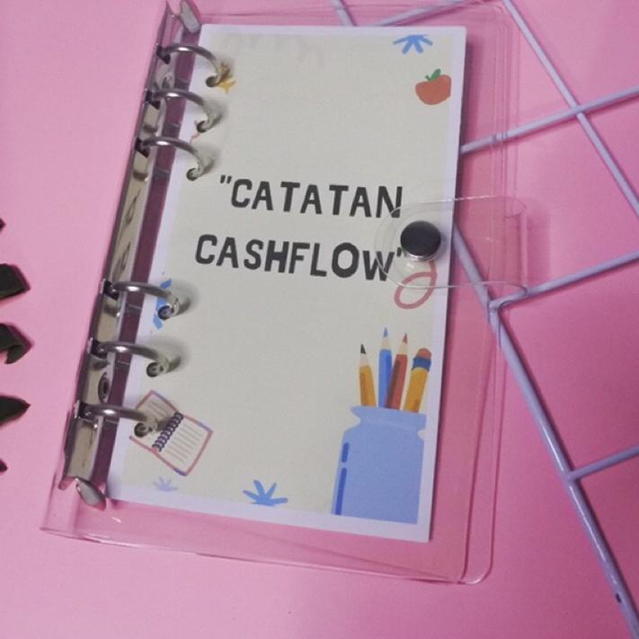 

[_09] Loose Leaf A6 Ring 6 Catatan Cashflow Budgeting Keuangan Agenda Buku Notes Notepad Notebook Saving Jar Tantangan Menabung produck terbaik