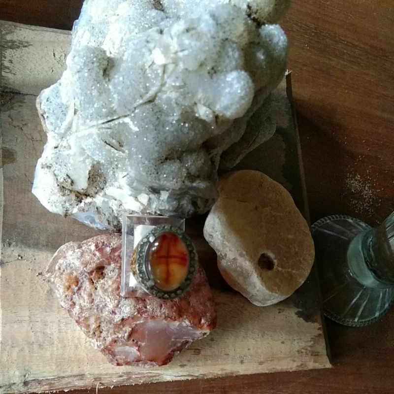 Cincin Batu Alam Cincin Batu Asli Tapak Jalak Cincin Salib