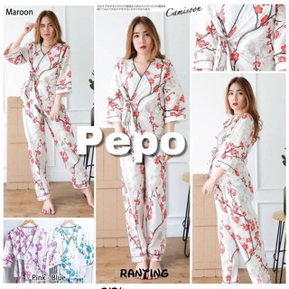 piyama kimono  baju  tidur  katun  jepang  Shopee Indonesia