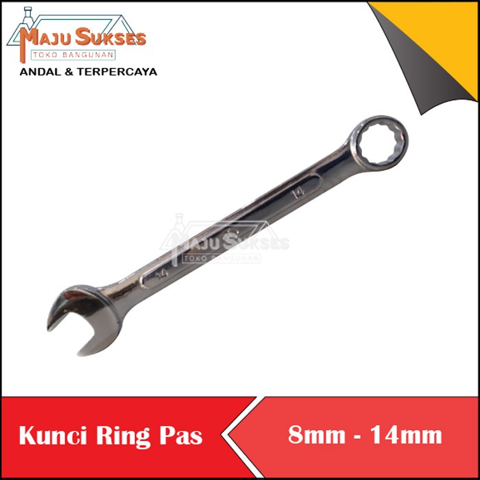 Kunci Ring Pas 8 9 10 11 12 13 14 mm