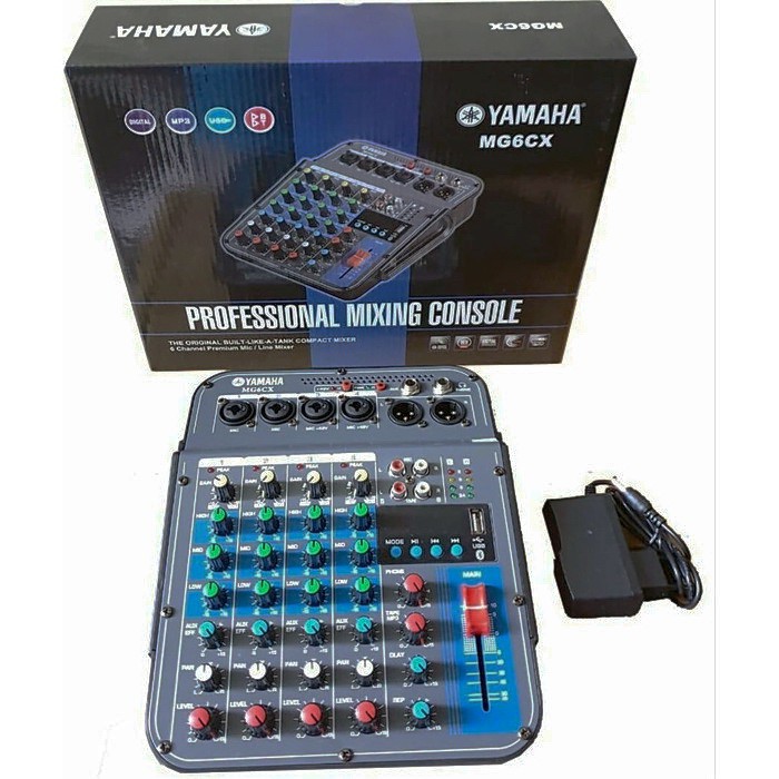 Mixer Yamaha Mixer Mini 6CH Yamaha MG6CX Digital Mp3 Usb Bluetooth