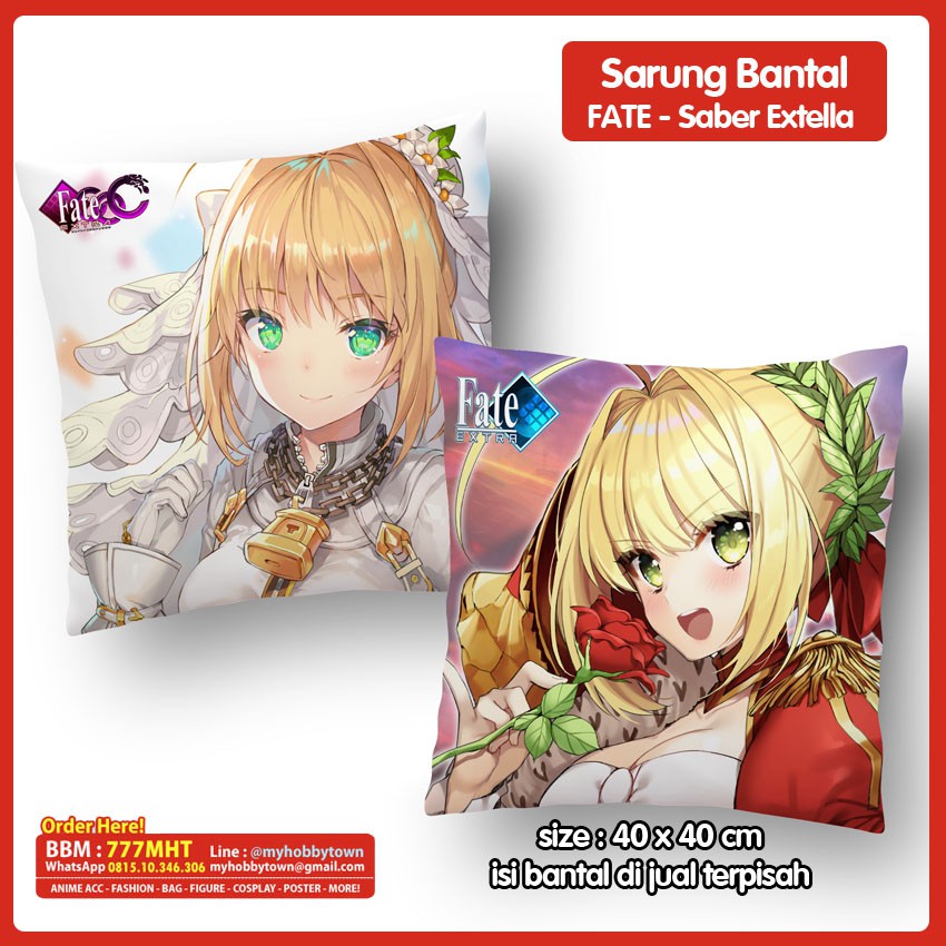 Sarung Bantal Fate Extella Extra : Saber