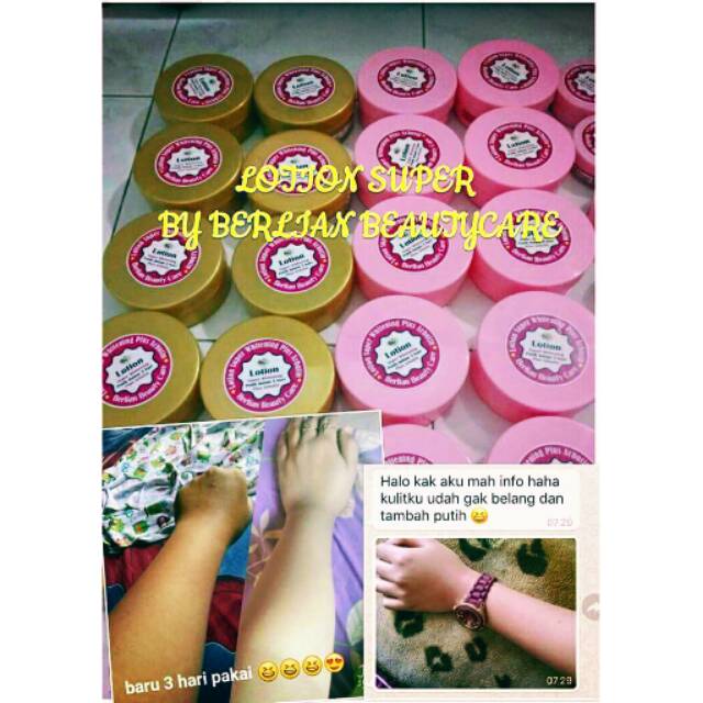 Lotion pemutih by berlian skincare