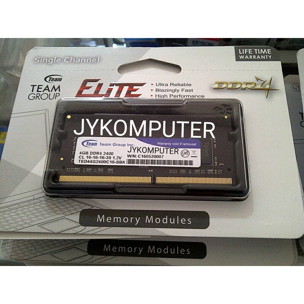 Memori RAM Laptop DDR4 4GB PC4-19200 2400 Sodim DDR4 pc19200 2400 4 GB