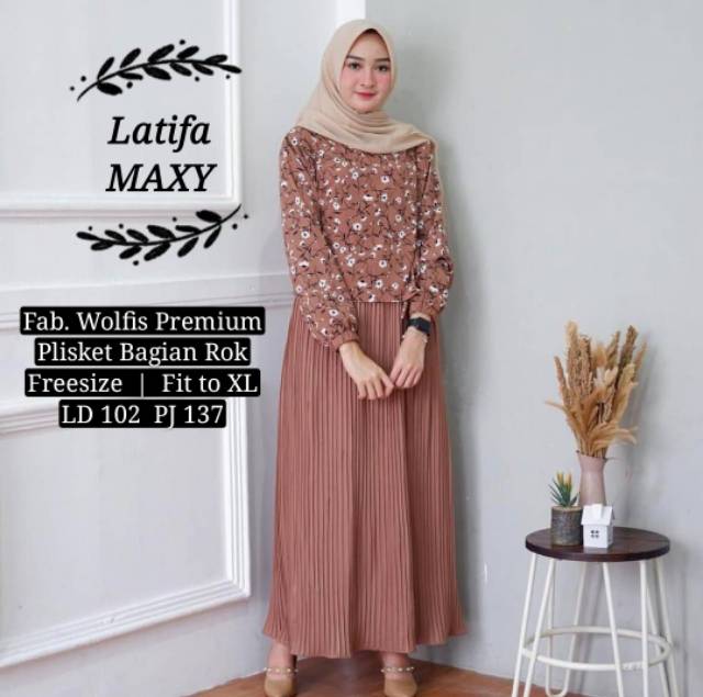 UNION11 GAMIS SYARI WANITA / LATIFA MAXY