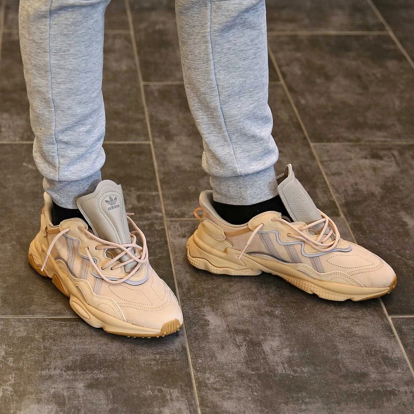 Sepatu Adidas Ozweego ST Pale Nude Light Brown Premium Original
