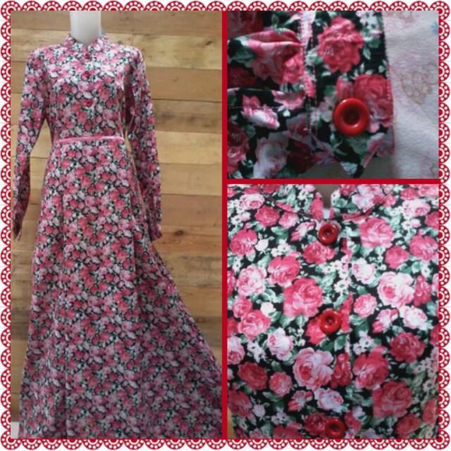 Gamis katun jepang premium