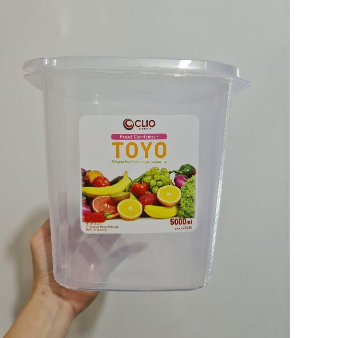 Banyak Peminat Toples plastik 5 liter - toples makanan - food container Toyo clio 5liter+