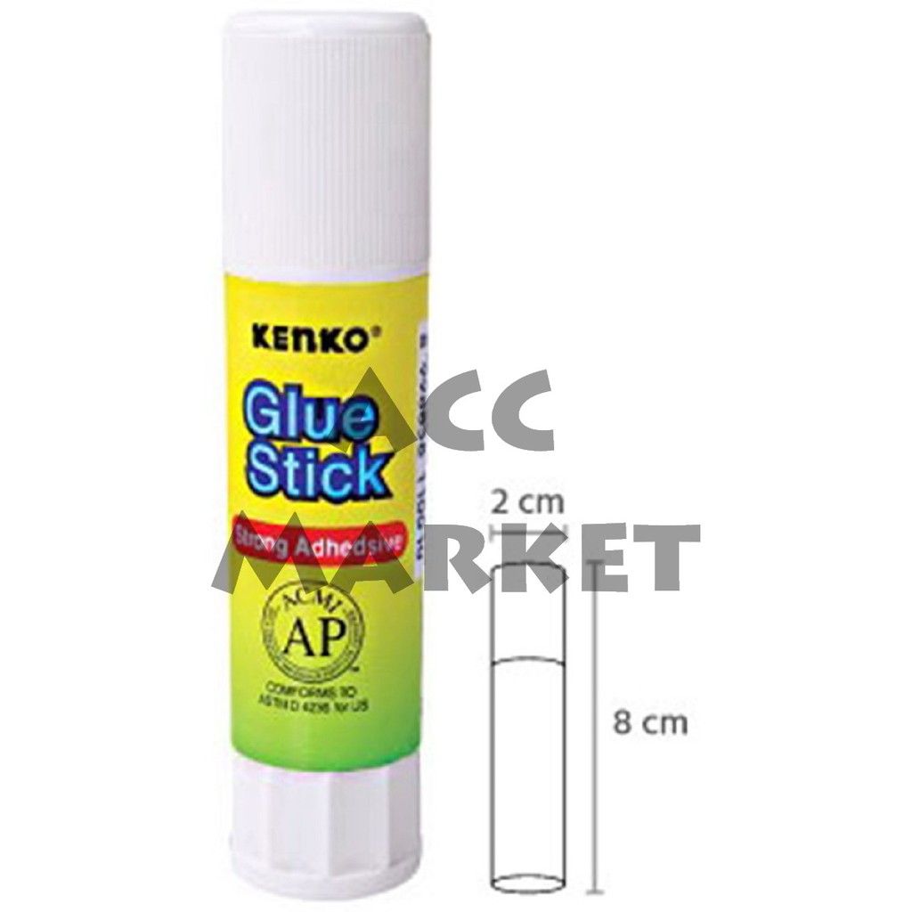 Lem Kertas Stik Kenko Sekolah Glue Stick 8 Gram