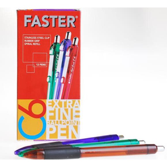 

Pulpen Faster C6 Cetek atk TERBAIK