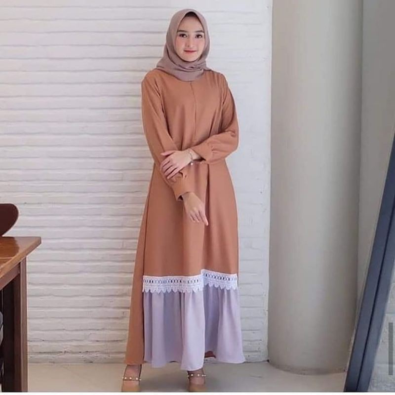 LUNA DRESS DRESS MUSLIM l baju wanita l baju gamis l dress l gamis l  baju gamis l fashion wanita