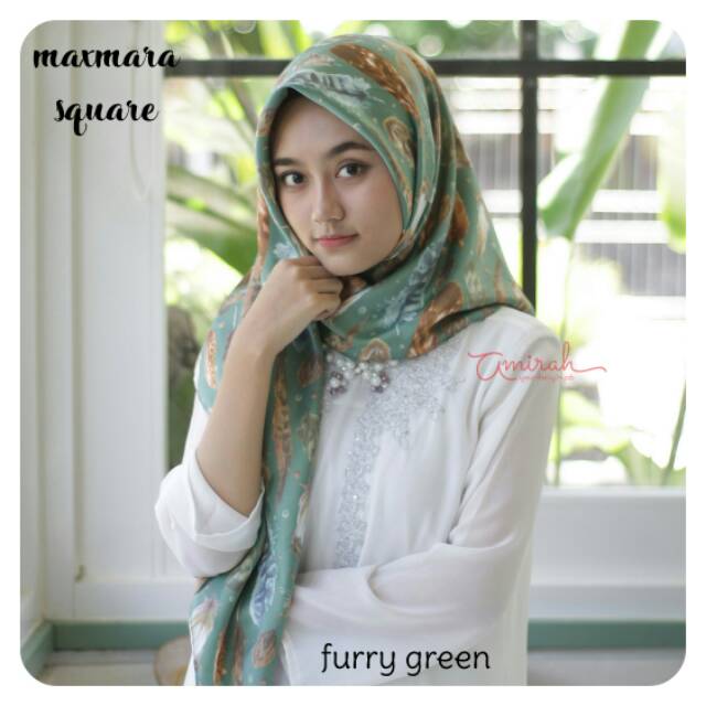 Segiempat maxmara hana / maxmara square / jilbab maxmara murah / hijab maxmara