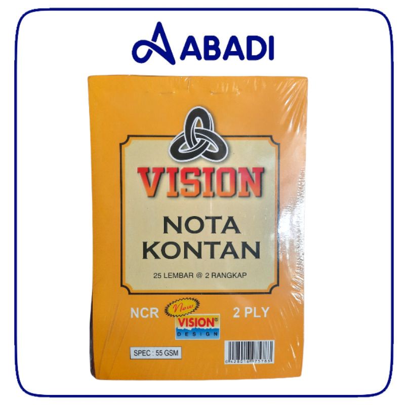 

Nota Kontan Vision isi 10 / NOTA K2