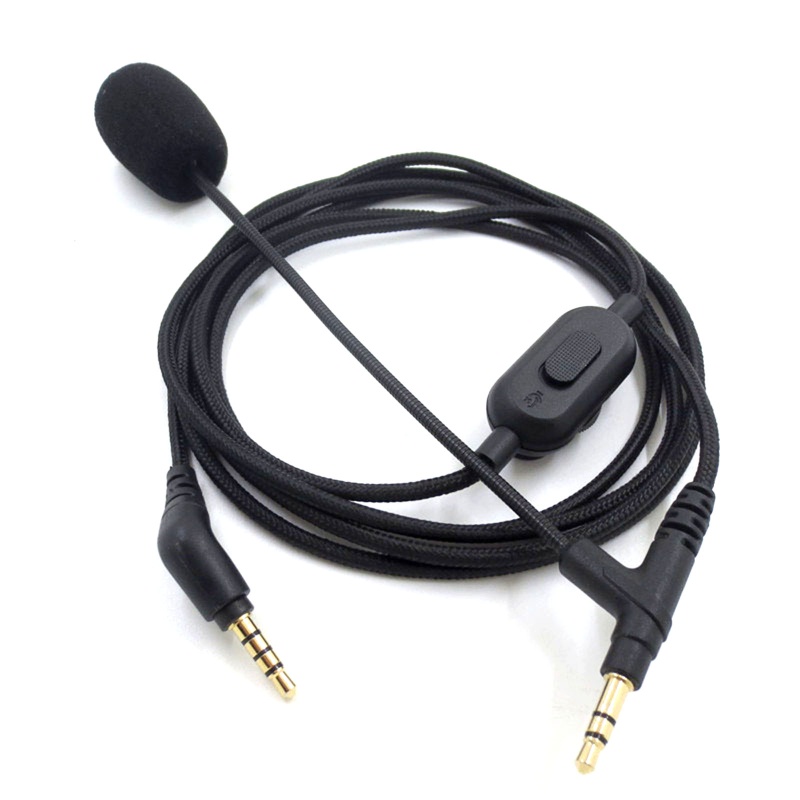 Btsg Kabel Audio 3.5mm Dengan Peredam Suara + Kontrol Volume Mic Untuk WH-1000XM4 / 1000XM3 H