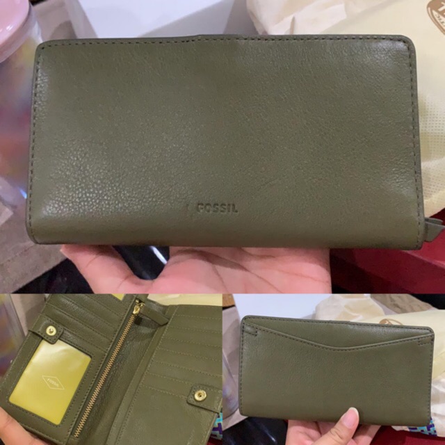 Fossil - Caroline RFID Slim Bifold Wallet Rosemary