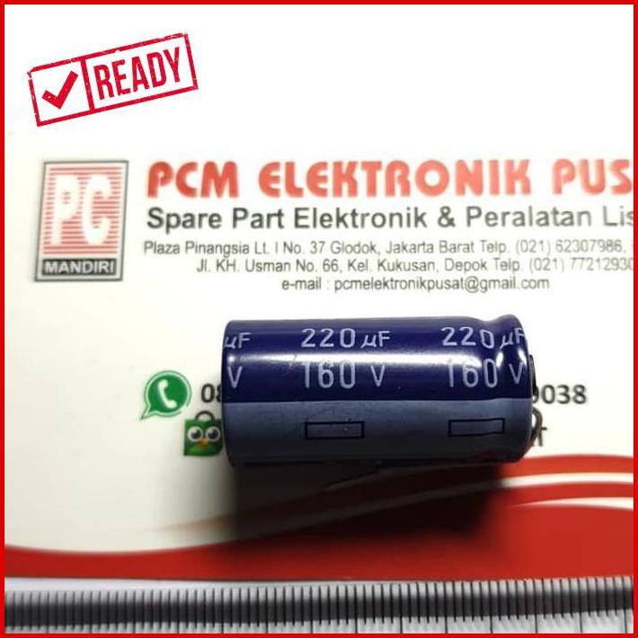Elco Panasonic 220Uf 160V 220 Mikro 160 Volt Original Pcmel29 Diminati Banget