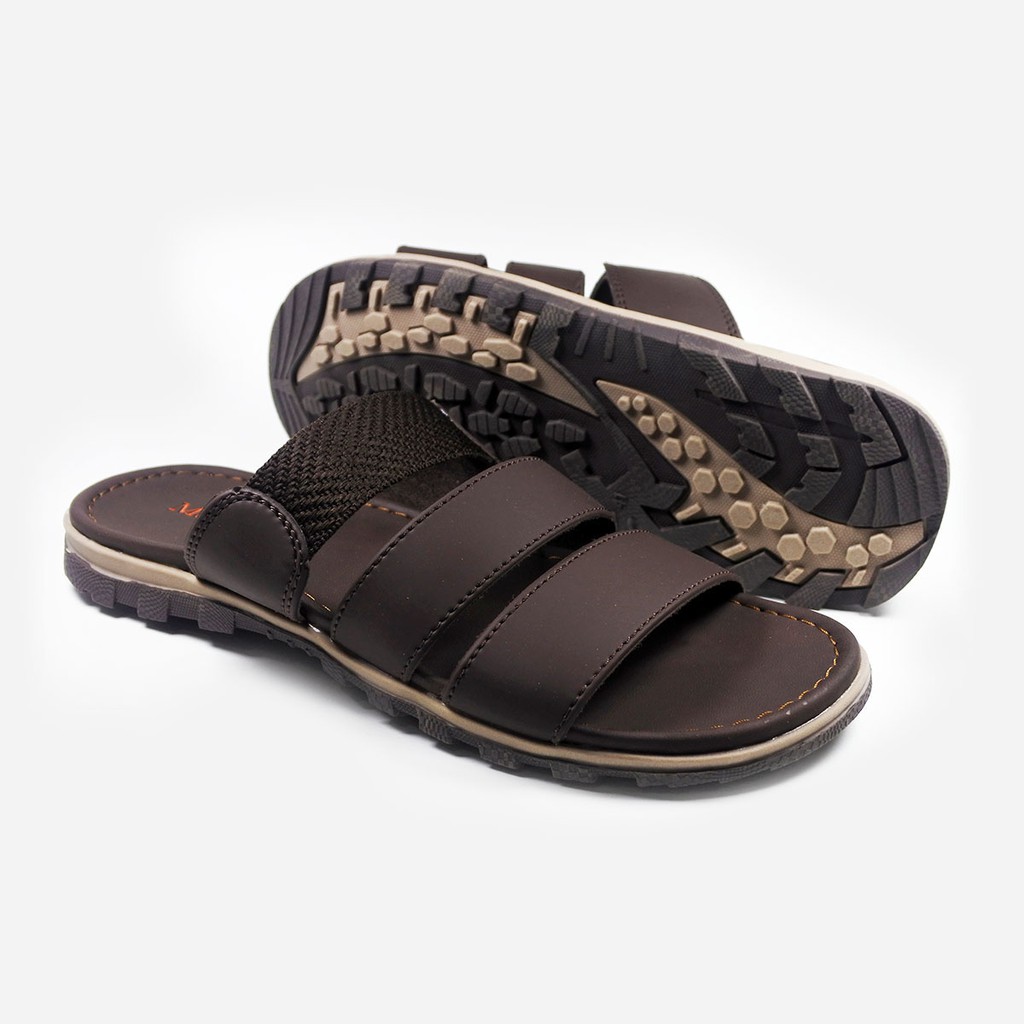 Mascotte LAVINA Sandal Pria 985.463-465 [ Cokelat, Tan dan Navy ] / Ramayana Jatinegara